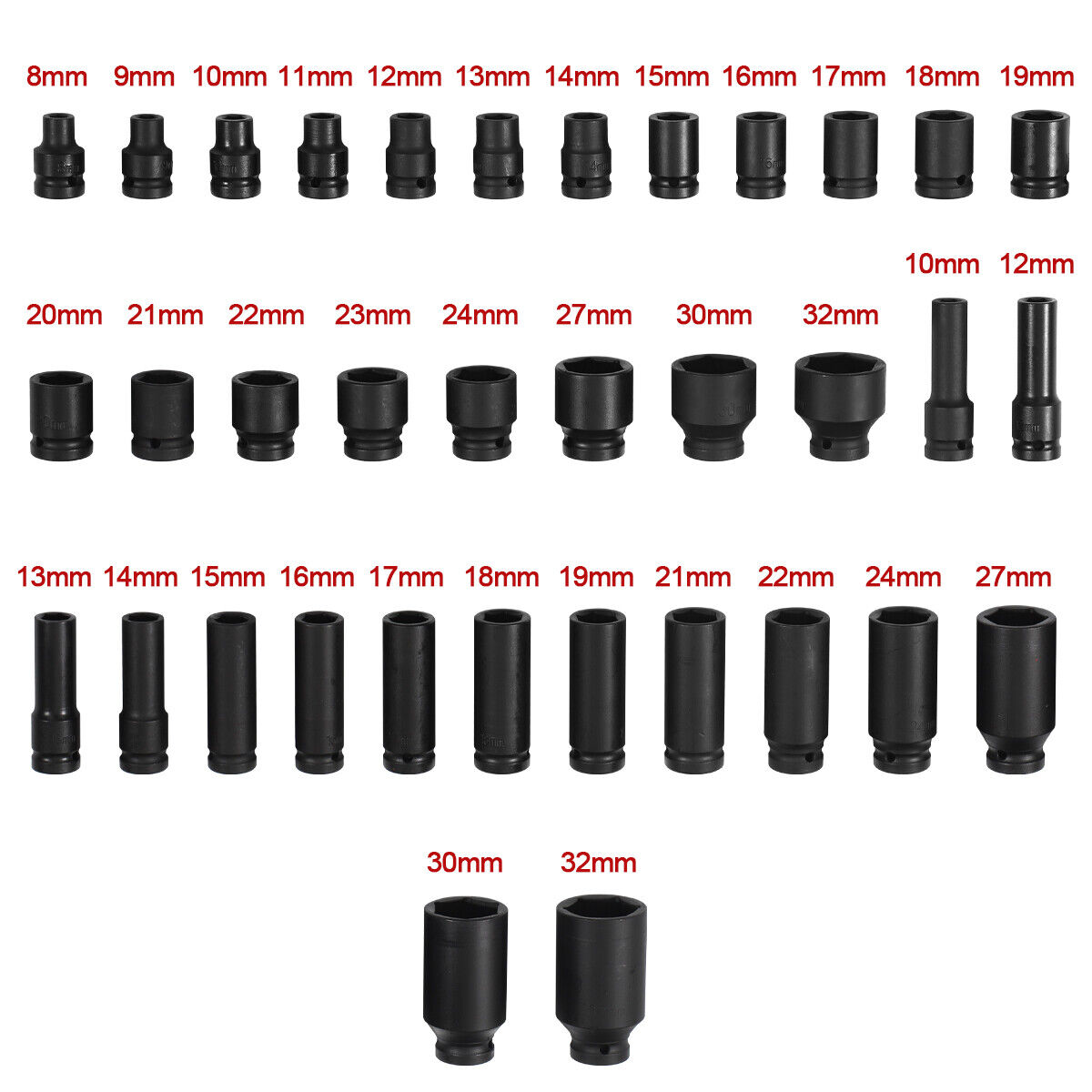 35pcs Impact Socket Set